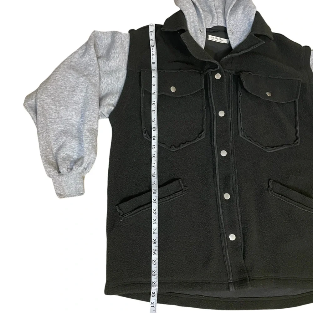 Free People Treeline Cardi Work Fleece Shirt Jacket Size Medium